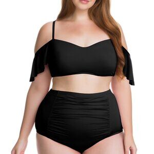 Becca ETC Swim Color Splash Top + Bottom (size 1X) NWT